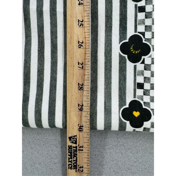 Striped Black and White Kitchen Towel - Picture 8 of 12